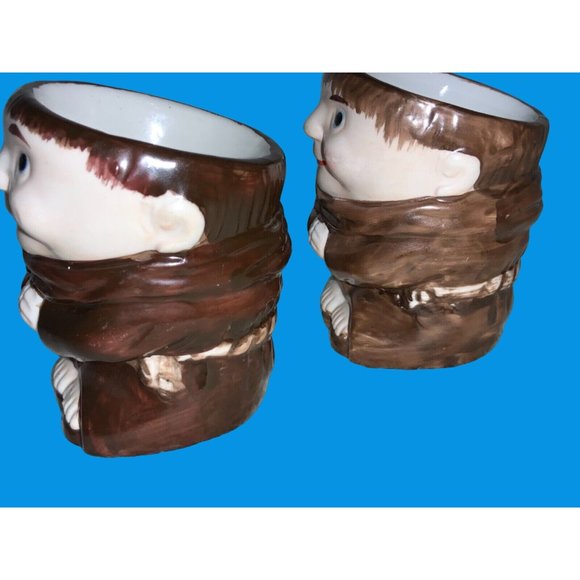 Emson FRIAR MONK Egg Cups Holders -2.75 inches tall - Picture 4 of 12